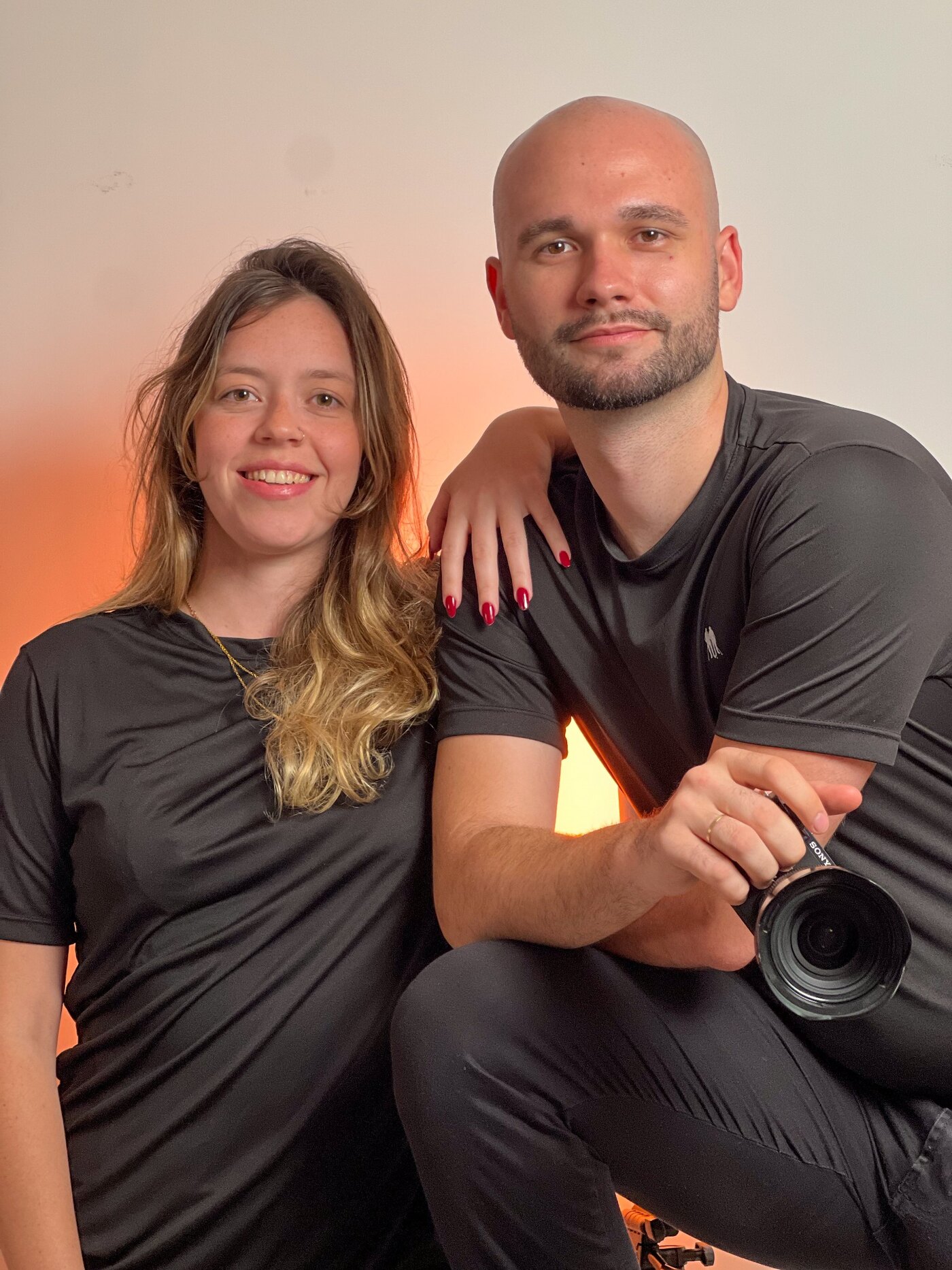 Lucas e Raissa Angeli, equipe da Aries Filmes